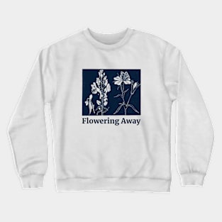 Flowering Flower Minimalist Vintage Art Established Crewneck Sweatshirt